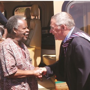 Is President Sata discriminating against a white vice-president?